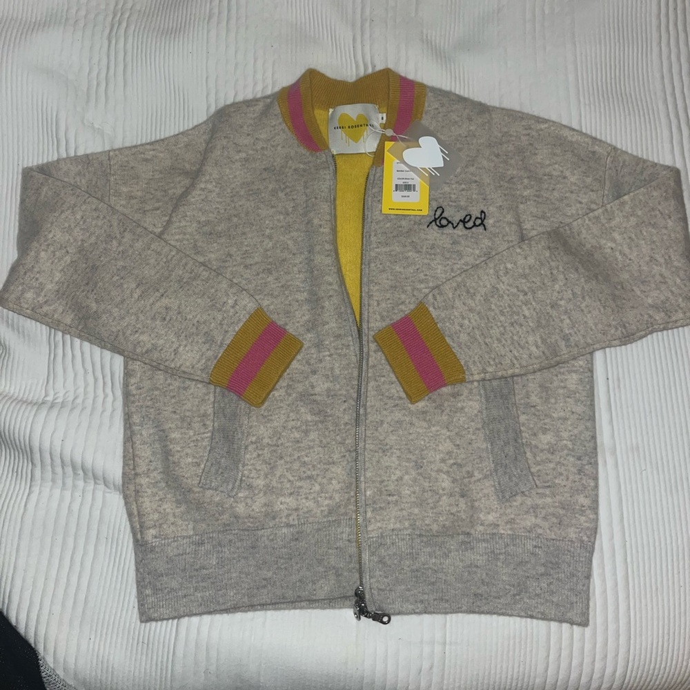 Kerri Rosenthal cashmere bomber